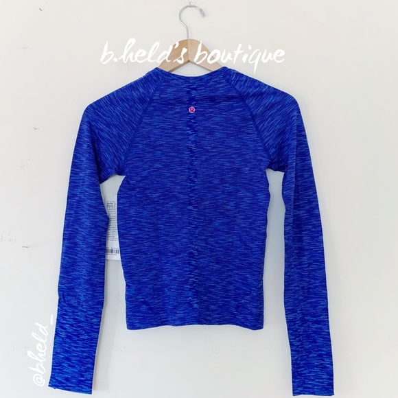 lululemon Limited Ed Swiftly Tech Long Sleeve SeaWheeze Chroma Psychic Sz 4 NWT - Picture 7 of 15